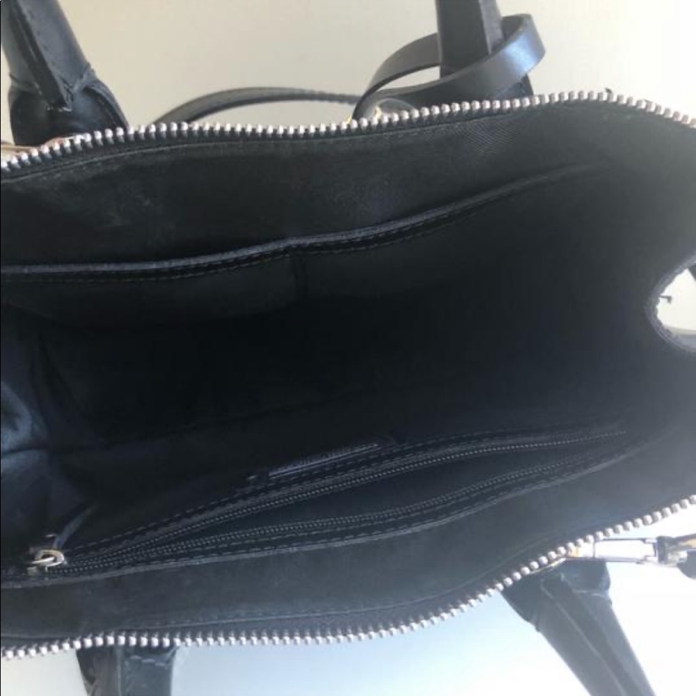 Black Studded Leather Bag - Picture 2 of 3